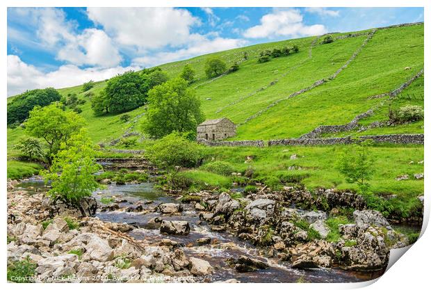 Langstrothdale in the Yorkshire Dales  Print by Nick Jenkins