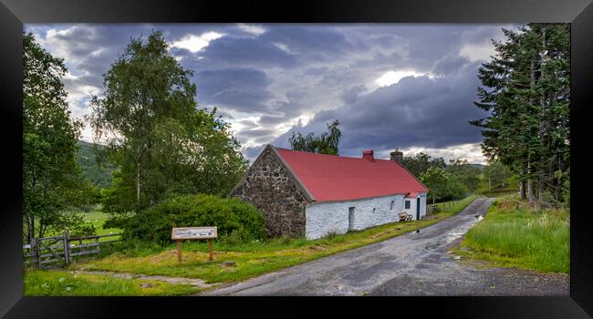 Moirlanich Longhouse in Glen Lochay, Scotland Framed Print by Arterra 