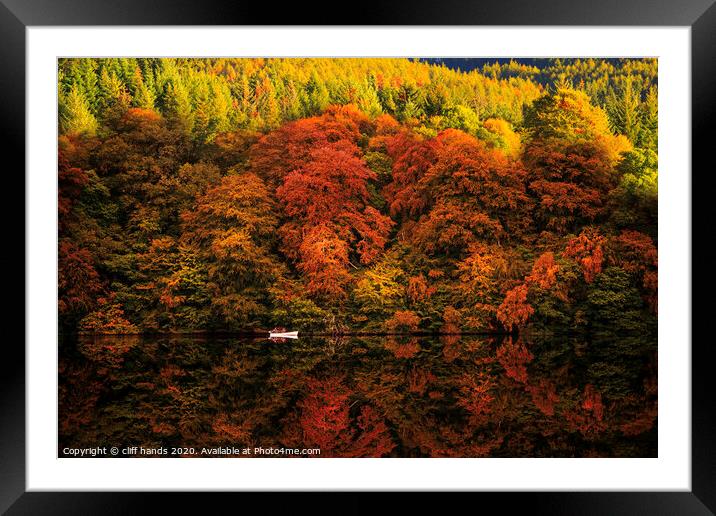 Loch Faskally, Perthshire, Scotland in Autumn. Framed Mounted Print by Scotland's Scenery