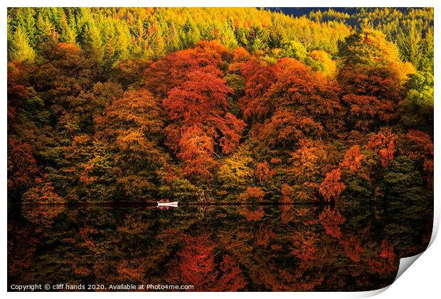 Loch Faskally, Perthshire, Scotland in Autumn. Print by Scotland's Scenery
