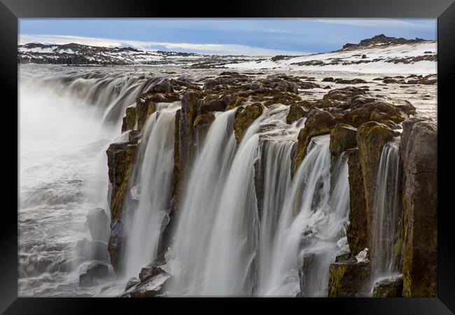 Selfoss Waterfall, Iceland Framed Print by Arterra 