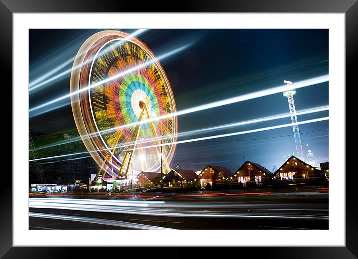 Big wheel Framed Mounted Print by Nathan Wright