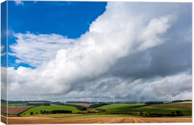 Elemental power in the Scottish Borders Canvas Print by Gary Eason