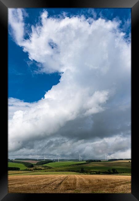 Elemental power in the Scottish Borders Framed Print by Gary Eason