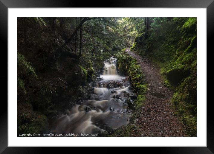 Along The River Bank Framed Mounted Print by Ronnie Reffin