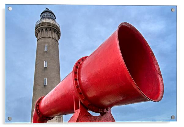 Foghorn and Ardnamurchan Point Lighthouse Acrylic by Arterra 