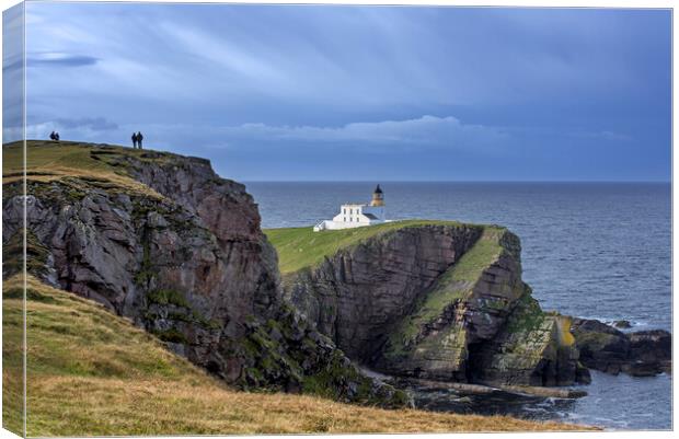 Stoer Head Lighthouse Canvas Print by Arterra 