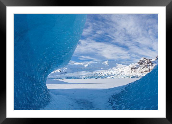 Fjallsarlon Glacier Lagoon, Iceland Framed Mounted Print by Arterra 