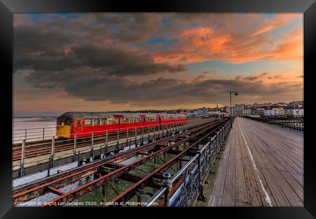 End Of The Line Ryde Framed Print by Wight Landscapes