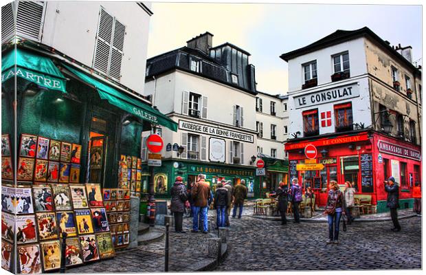 Montmatre, Paris Canvas Print by Toon Photography