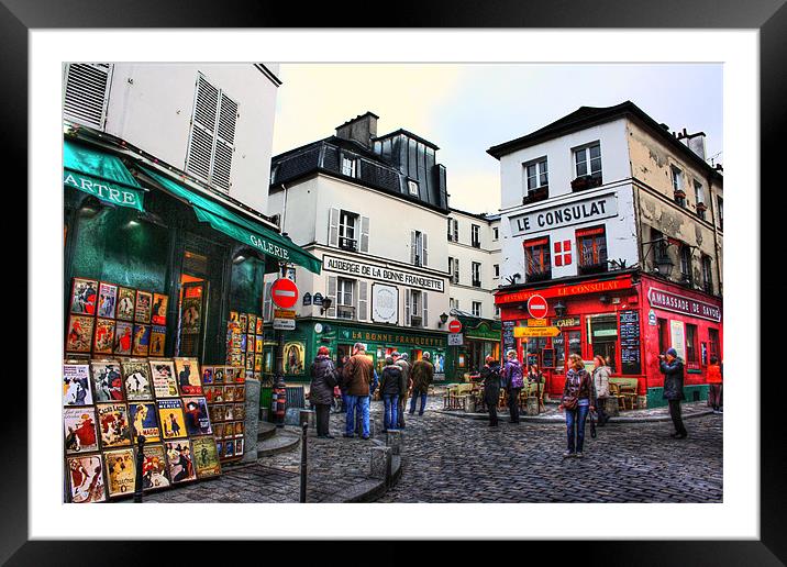 Montmatre, Paris Framed Mounted Print by Toon Photography