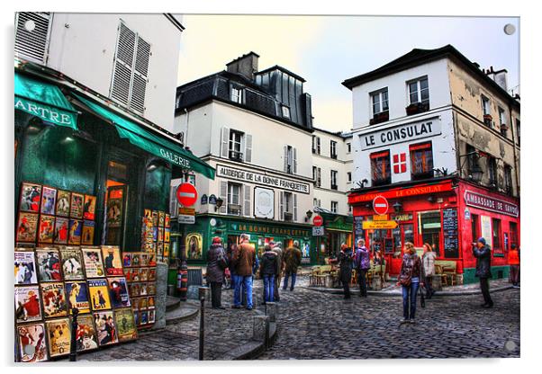 Montmatre, Paris Acrylic by Toon Photography