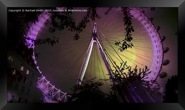 London Eye Framed Print by Rachael Smith