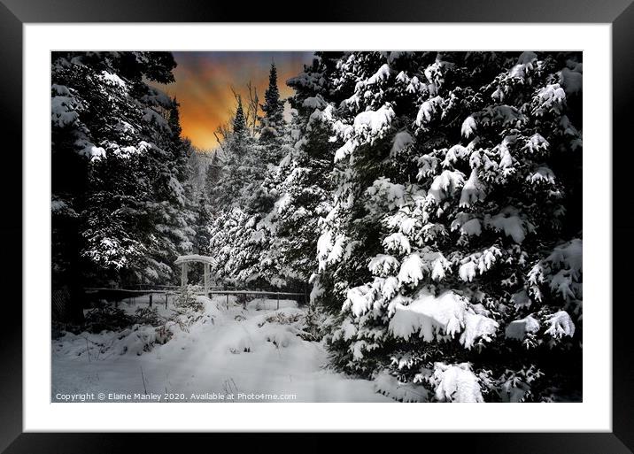 Late Afternoon  Framed Mounted Print by Elaine Manley