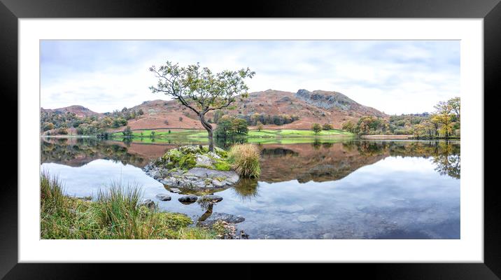 Majestic Autumn Reflections Framed Mounted Print by James Marsden