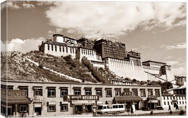 Potala Palace, Lhasa (2) Canvas Print by Nathalie Hales