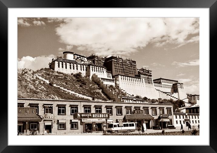 Potala Palace, Lhasa (2) Framed Mounted Print by Nathalie Hales