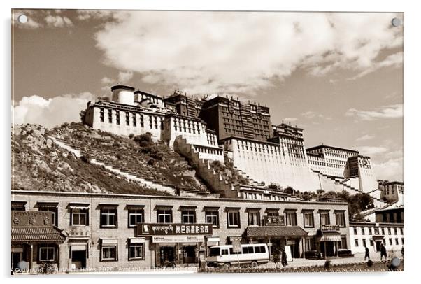 Potala Palace, Lhasa (2) Acrylic by Nathalie Hales