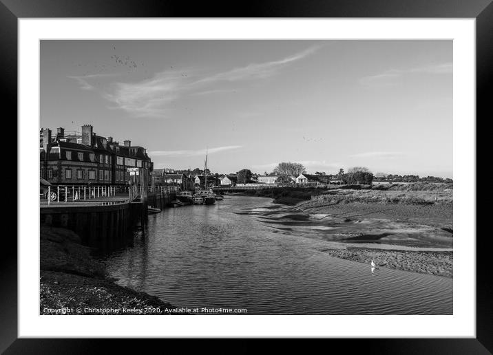 Blakeney quay Framed Mounted Print by Christopher Keeley