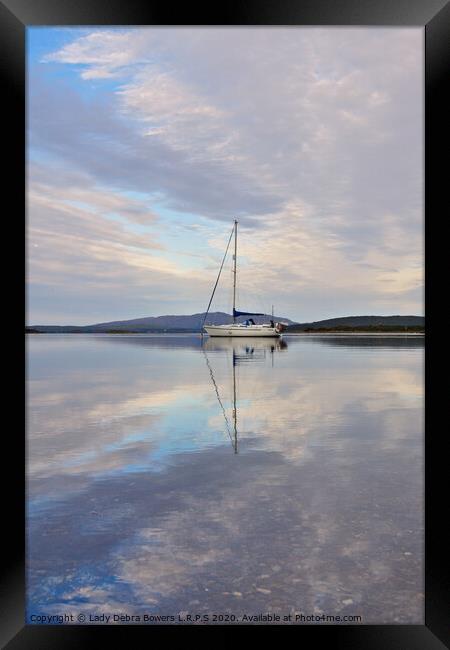 Morning Reflection  Framed Print by Lady Debra Bowers L.R.P.S