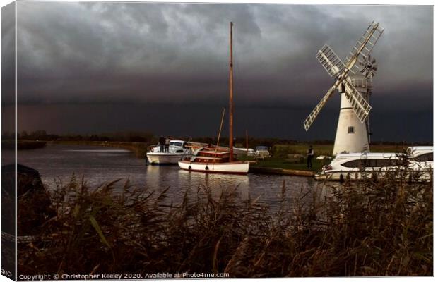 A storm is coming Canvas Print by Christopher Keeley