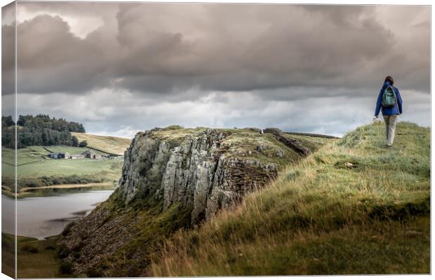 Whin Sill Canvas Print by Mark Jones