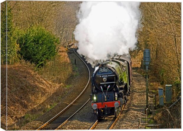 The Cathedrals Express Paddington Swansea Line Canvas Print by Nick Jenkins