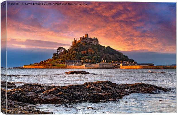 St Michaels mount cornwall Canvas Print by Kevin Britland