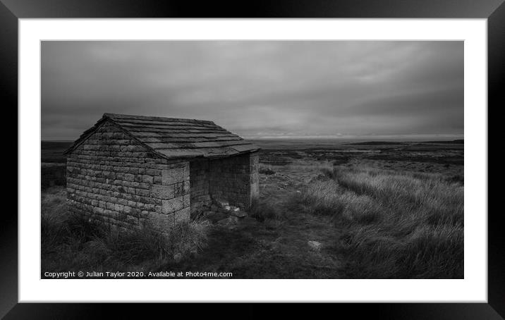 Shelter on the Moor Framed Mounted Print by Jules Taylor