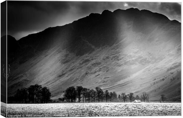 Buttermere in the Lake District Canvas Print by Heidi Stewart