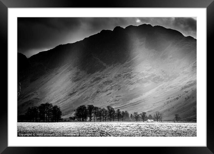 Buttermere in the Lake District Framed Mounted Print by Heidi Stewart