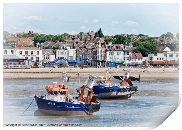 City Beach, Southend on sSea, Essex, UK. Print by Peter Bolton