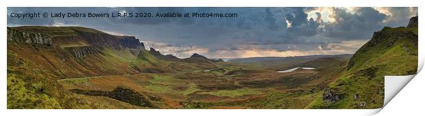 Sky cloud at the Quiraing Print by Lady Debra Bowers L.R.P.S