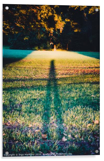 Long man shadow Acrylic by Ingo Menhard