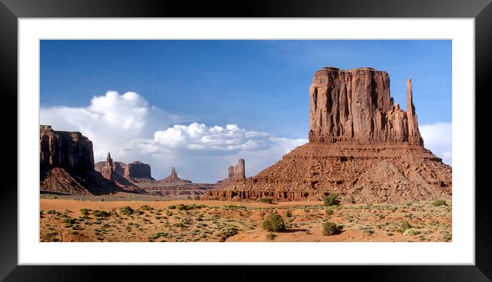 Monument Valley Navajo Tribal Park, Arizona Framed Mounted Print by Arterra 
