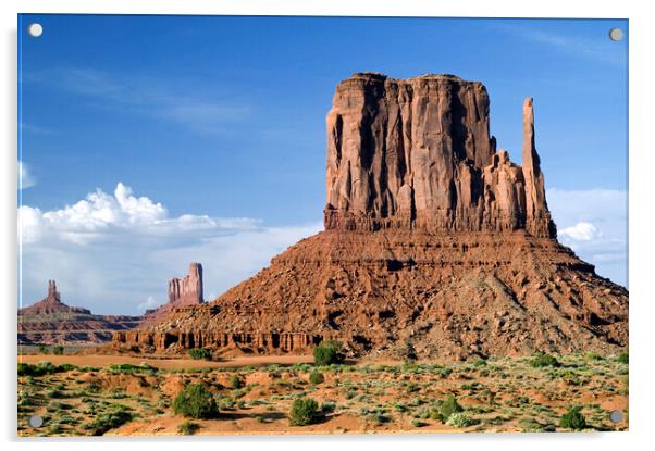 The Mittens in Monument Valley, Arizona Acrylic by Arterra 