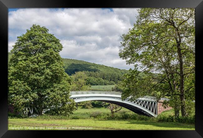 Bigsweir Bridge Crossing the River Wye Monmouthshi Framed Print by Nick Jenkins