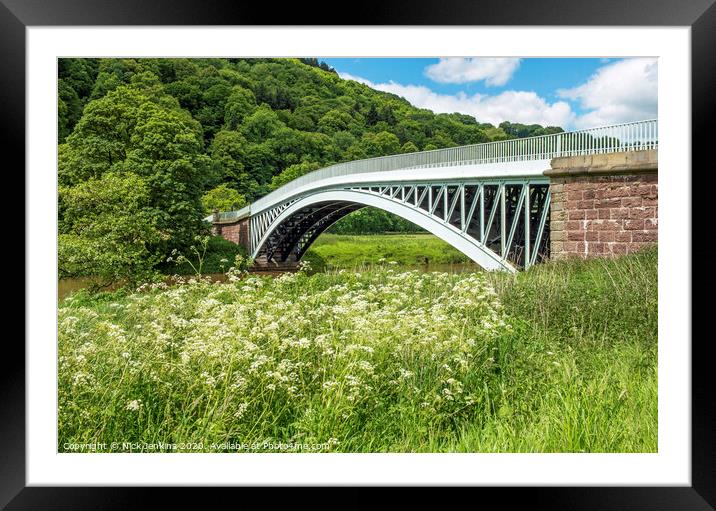 Bigsweir Bridge over River Wye Monmouthshire Framed Mounted Print by Nick Jenkins