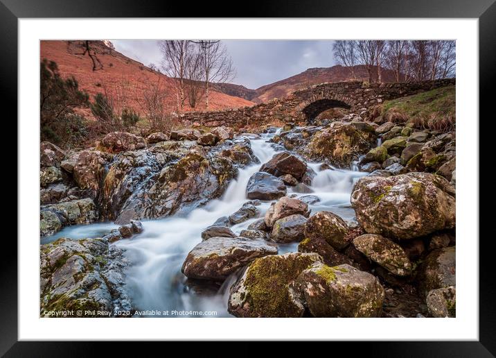 Ashness Bridge Framed Mounted Print by Phil Reay