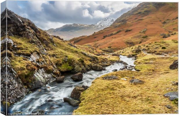 Rivers and Mountains Canvas Print by Phil Reay