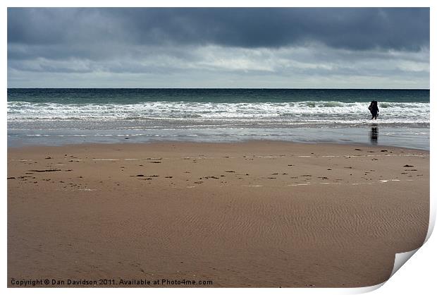 Caswell Bay Print by Dan Davidson