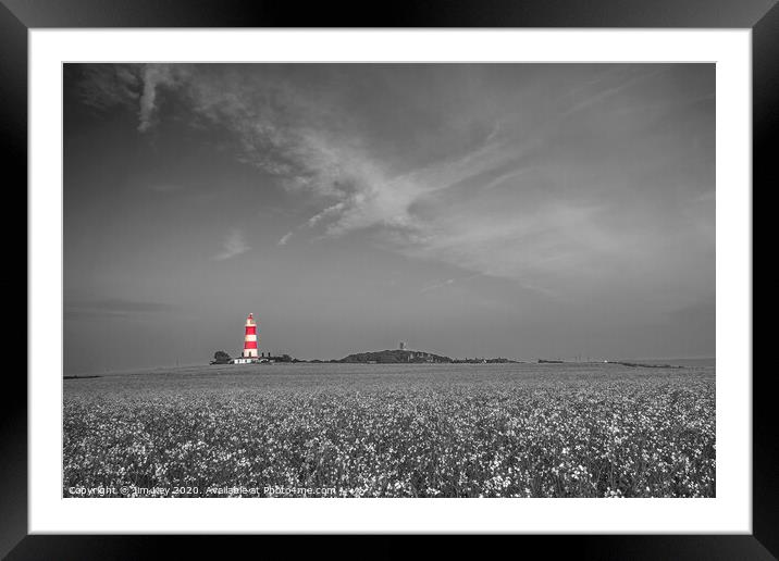 Happisburgh Lighthouse Framed Mounted Print by Jim Key