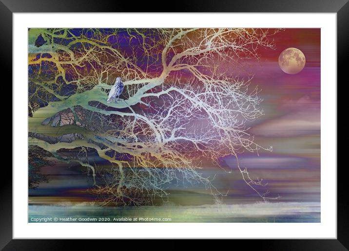 All Hall low's Eve Framed Mounted Print by Heather Goodwin