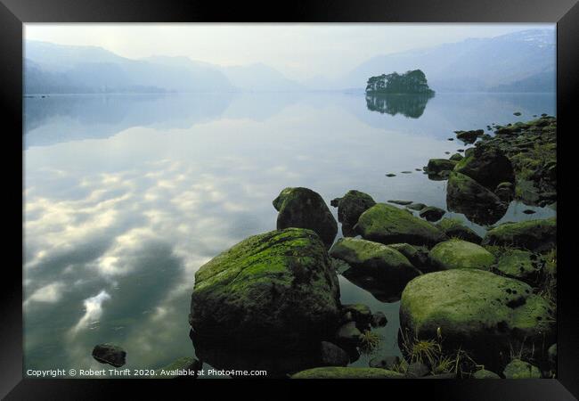 Derwentwater from Lord's Island Framed Print by Robert Thrift