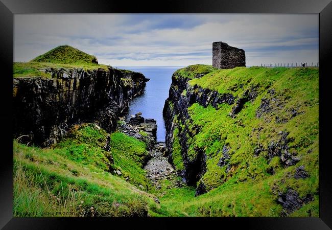 Hillside Passageway Framed Print by Lisa PB