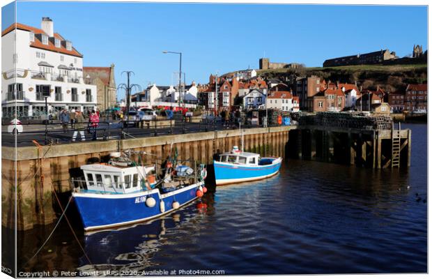 Whitby Harbour Canvas Print by Peter Lovatt  LRPS