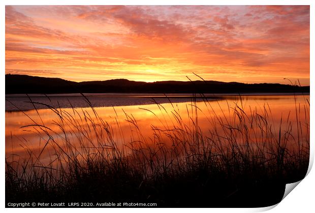 River Leven Sunrise Print by Peter Lovatt  LRPS