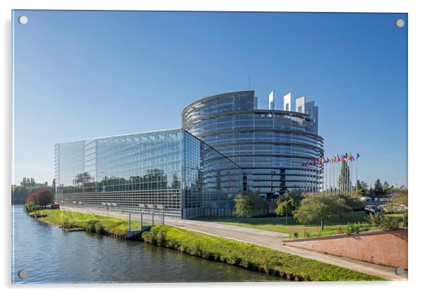 European Parliament in Strasbourg, France Acrylic by Arterra 