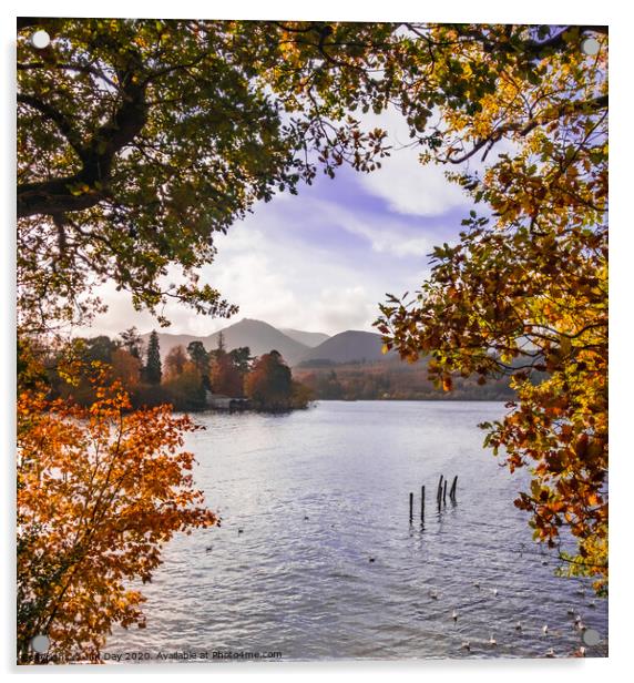 Derwent Isle in Autumn Acrylic by Jim Day
