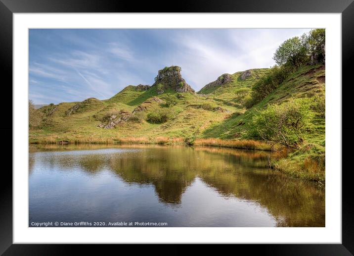The Fairy Glen, Uig Framed Mounted Print by Diane Griffiths